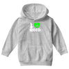 i love weed fun Youth Hoodie