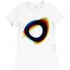 orbital wonky style Ladies Fitted T-Shirt