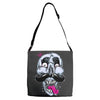king of mustache Adjustable Strap Totes