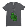 liver cancer boxing glover Ladies Fitted T-Shirt