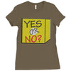 yes our no Ladies Fitted T-Shirt