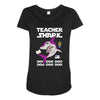 Teacher Shark Doo Maternity Scoop Neck T-shirt