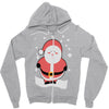 christmas santa Zipper Hoodie