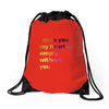I miss you my heart is empaty wİthout you (2) Drawstring Bags