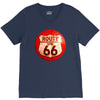 route 66 sign distressed, ideal birthday gift or present V-Neck Tee