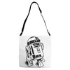 r2 d2 retro star wars sci fi lucas Adjustable Strap Totes