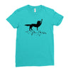 the coolest wolf moment ever Ladies Fitted T-Shirt