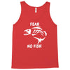 fear no fish bone skeleton Tank Top