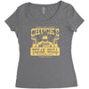 chuck's texan grill Women's Triblend Scoop T-shirt