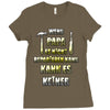 wenn papa wer dann Ladies Fitted T-Shirt