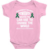 education is the most pwerful weapon you can use to change the world l Baby Bodysuit