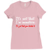 it's not that i'm immature Ladies Fitted T-Shirt
