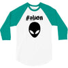 alien funny tshirt 3/4 Sleeve Shirt