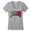 zombies (4) Women's V-Neck T-Shirt