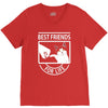 cat best friends for life V-Neck Tee