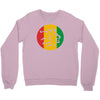 rasta lion head reggae dub step music dance Crewneck Sweatshirt
