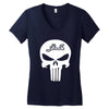 punisher infidel skull Women's V-Neck T-Shirt