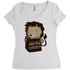 how to be vegetarian Women's Triblend Scoop T-shirt