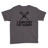 I Survived Foot Surgery Youth Tee