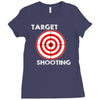target shooting Ladies Fitted T-Shirt