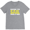born to sail forced to work V-Neck Tee
