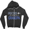 get promoted to grandpa Zipper Hoodie