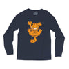 garfield scratching, ideal gift or birthday present funny Long Sleeve Shirts