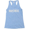 make the republic great again Racerback Tank