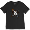 masked chaos V-Neck Tee