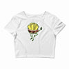 exotic butter disco Crop Top