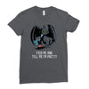 feed me and tell me i'm pretty Ladies Fitted T-Shirt