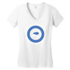 boxers support diabetes awareness Women's V-Neck T-Shirt
