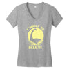 believe in nessie Women's V-Neck T-Shirt