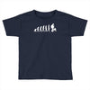 evolution  j&auml;ger jagen jagd jaeger flinte apportieren wald schie&szlig;en Toddler T-shirt