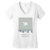 i want to believe 2 Women's V-Neck T-Shirt