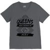 Queens Are Born In May V-Neck Tee