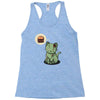 zombie cat Racerback Tank