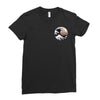 Great Wave Of Kanagawa Hokusai Pocket Ladies Fitted T-Shirt
