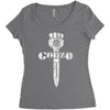hunter s thompson Women's Triblend Scoop T-shirt