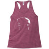 batman vs superman silhouette Racerback Tank