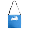 only smarties have the answer'   funny Adjustable Strap Totes