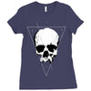 space skull Ladies Fitted T-Shirt
