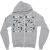 pop culture clash Zipper Hoodie