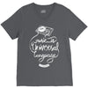music is the universal language of mankind V-Neck Tee