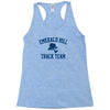 emerald hill track team Racerback Tank