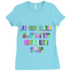 ONE DAY SOMAONE IS GOING TO HUG YOU SO TIGHT THAT ALL OF YOUR BROKEN P Ladies Fitted T-Shirt