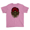 american football skull Youth Tee