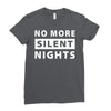 No More Silent Nights Ladies Fitted T-Shirt