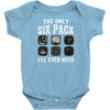 Pilots Six Pack Airplane Instruments Infant Clothing