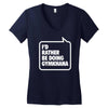i'd rather be doing gymkhana Women's V-Neck T-Shirt